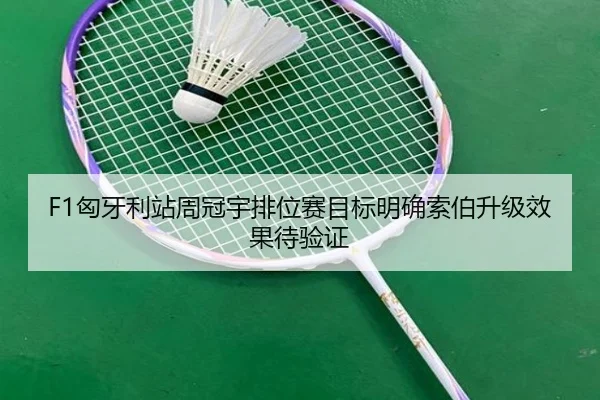 F1匈牙利站周冠宇排位赛目标明确索伯升级效果待验证